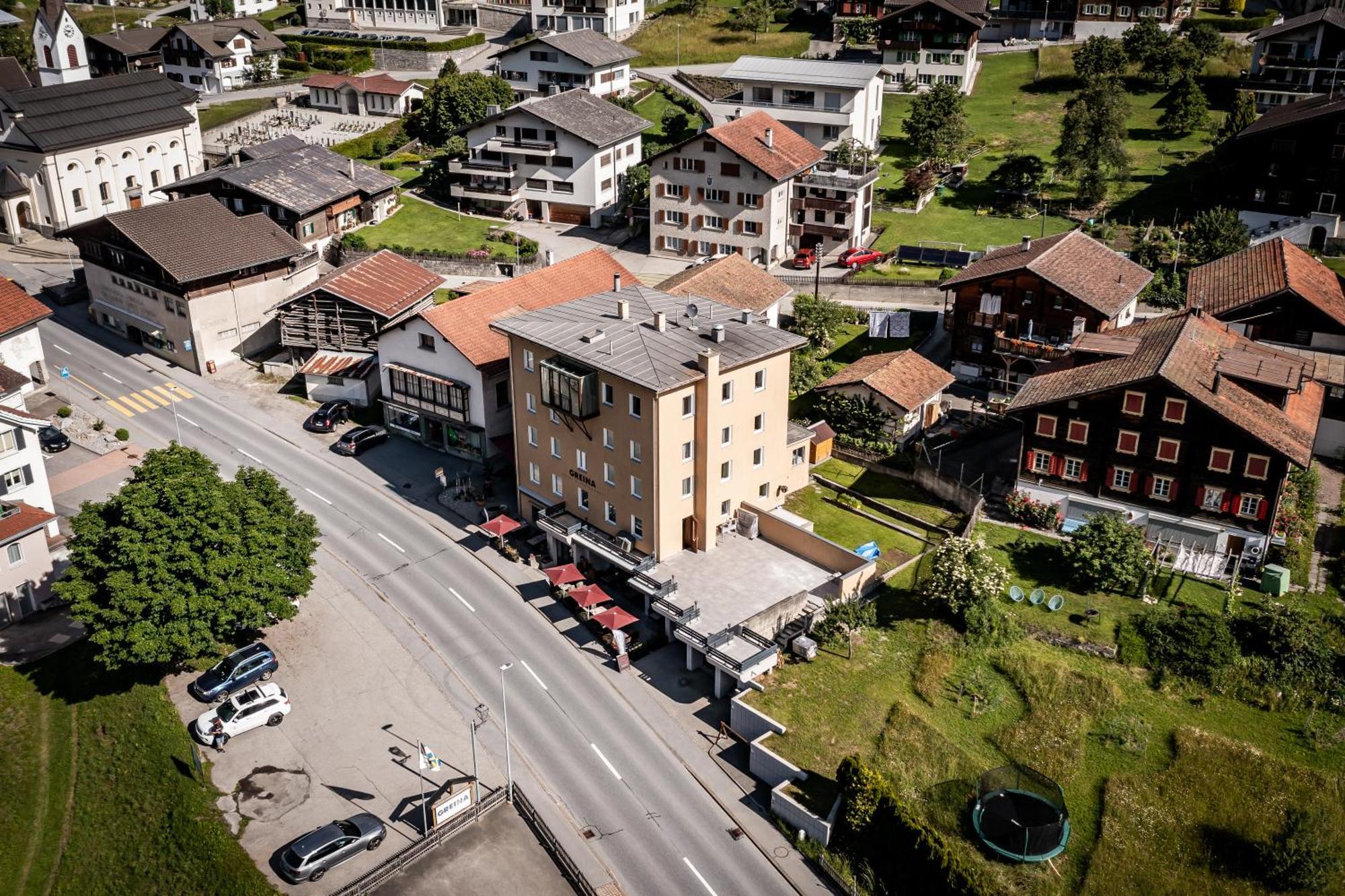 Hotel Greina Rabius Bagian luar foto